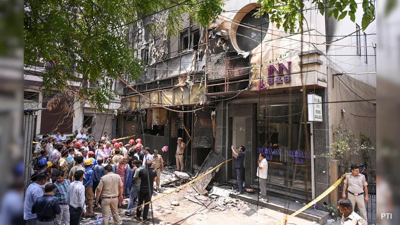 "We Can't Recognise Them": Families Search For Loved Ones After Delhi Fire