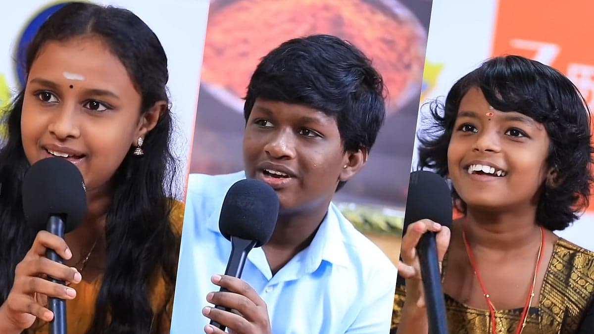 ''இலங்கை டு சரிகமப நிகழ்ச்சி பயணம்" - 'சரிகமப லிட்டில் சாம்ப்ஸ்' பைனலிஸ்ட்கள் பேட்டி