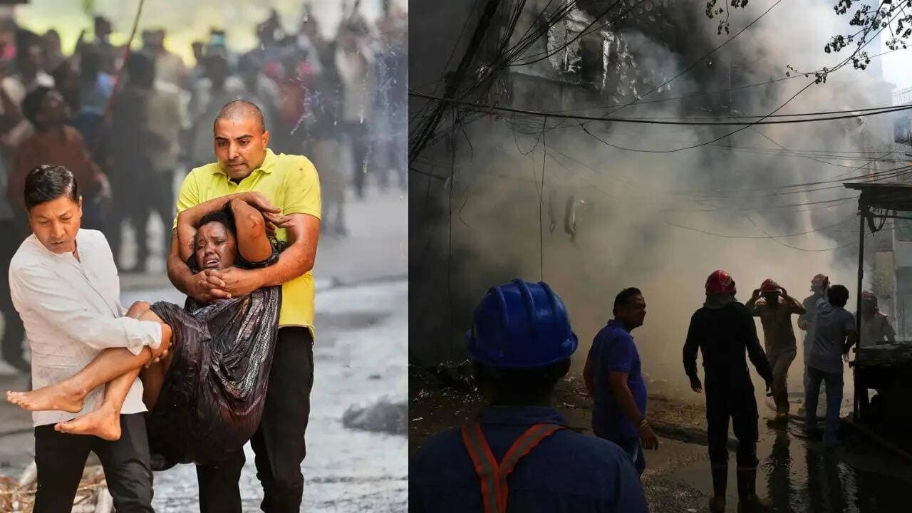 21 dead after massive fire at hotel in Delhi's Malviya Nagar; several foreigners among victims